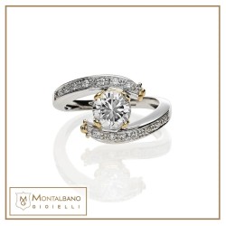 Anello Solitario Abbraccio  de'Nobili| Gioielli De Nobili